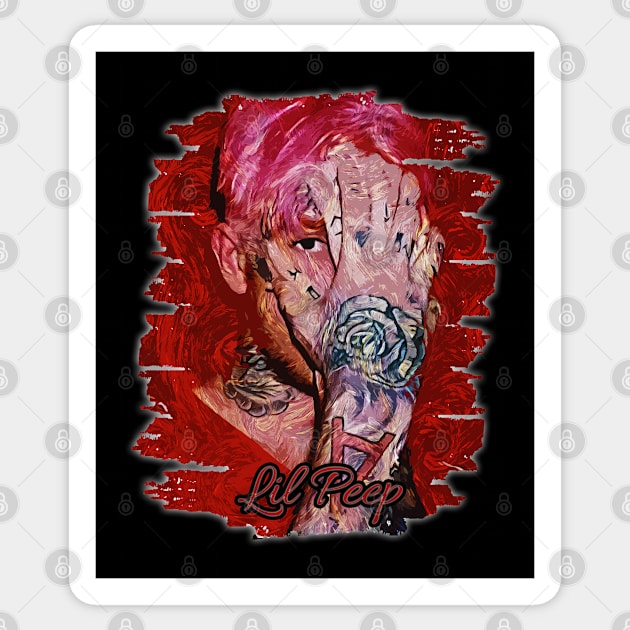 Lil Peep Sticker by Nana On Here